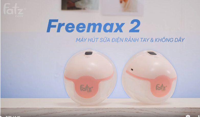 Máy Hút Sữa Rảnh Tay Fatzbaby Freemax 2