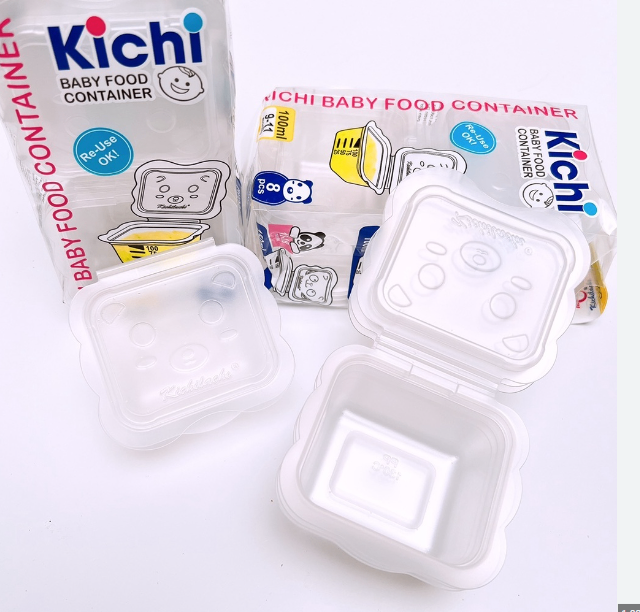 Bộ hộp trữ thức ăn Kichi - 100ml