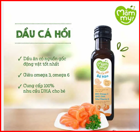 Dầu cá hồi bổ não Mămmy 100ml