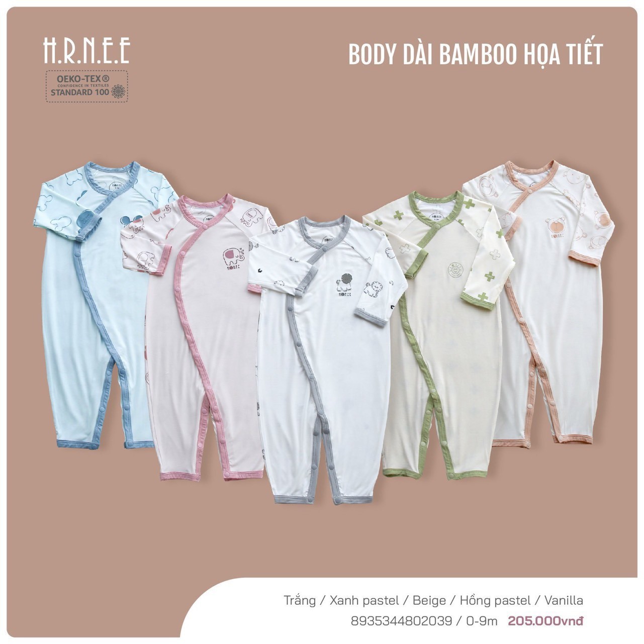 Body dài Bamboo họa tiết