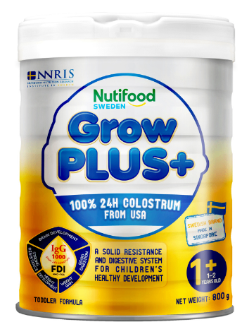 Sữa GrowPLUS 1+ Sữa non Vàng 800g (trên 1 tuổi)