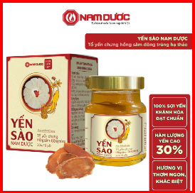 Yến sào Nam Dược - Hồng sâm đông trùng