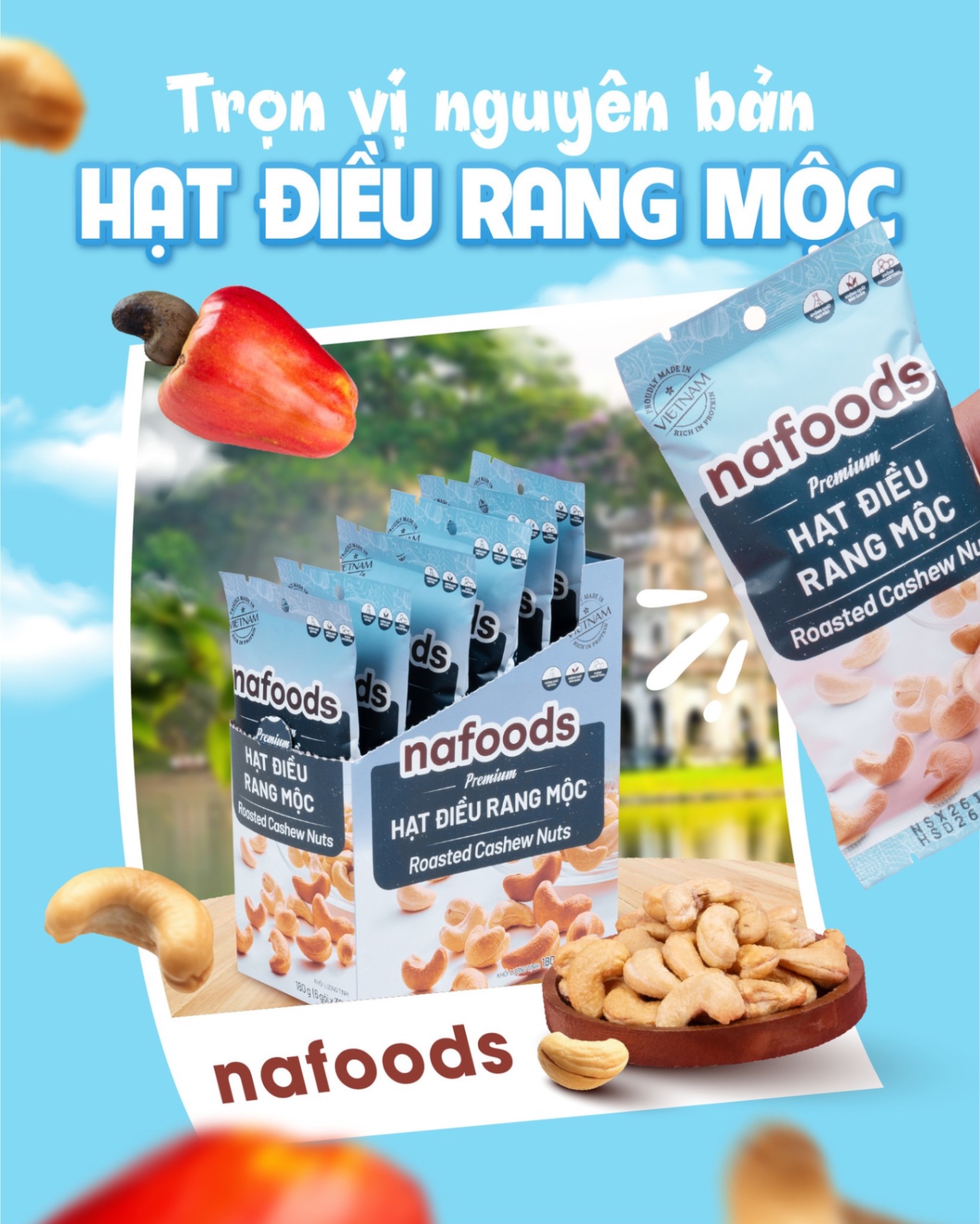 Hạt Điều Rang Mộc NF 30gr