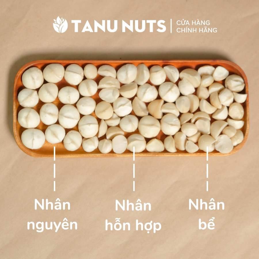 Macca Tách Vỏ Nhân Nguyên Hộp 350gr