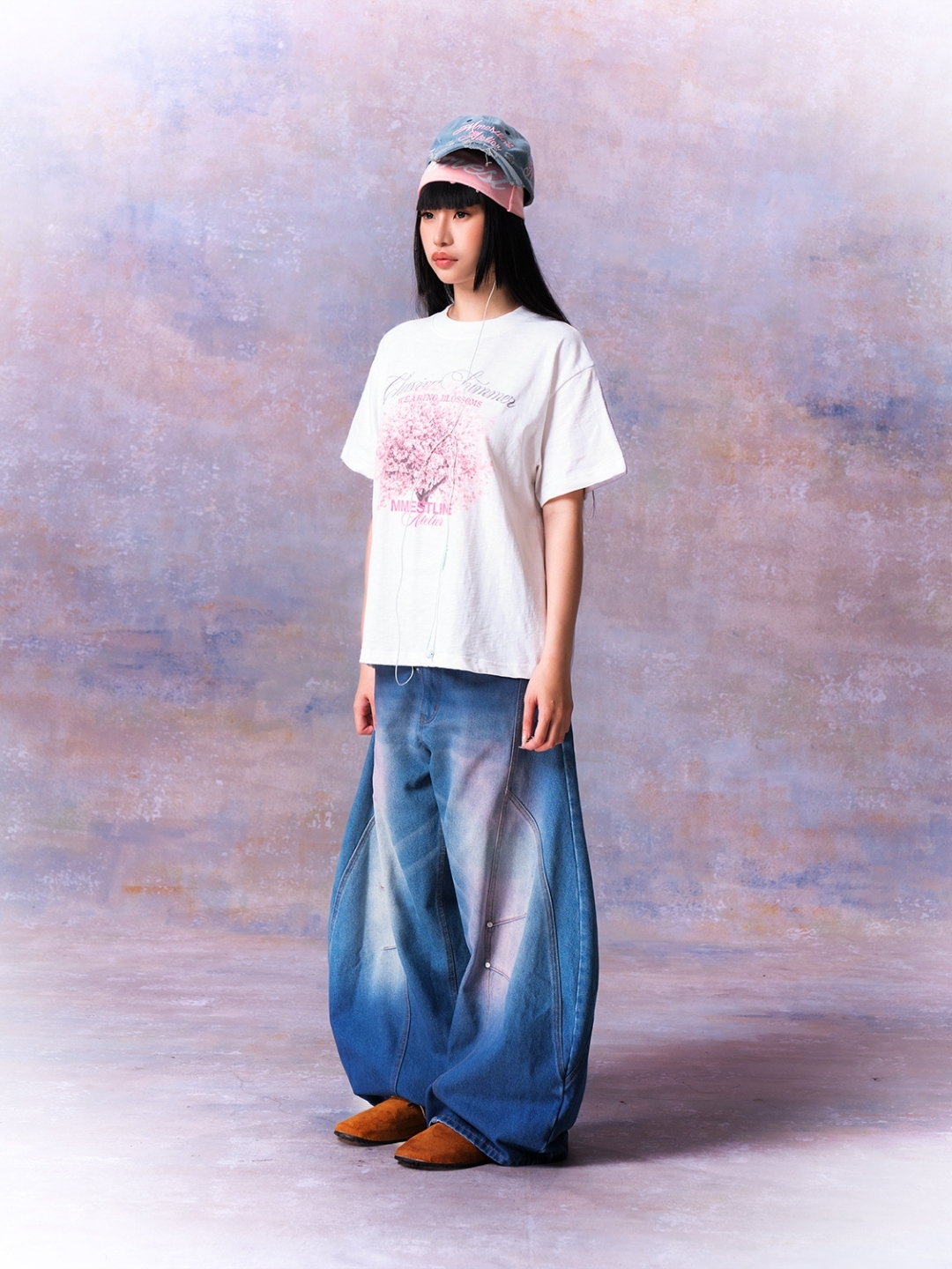 [PREMIUM] MMESTLINE "BLOSSOM" BOXY TEE