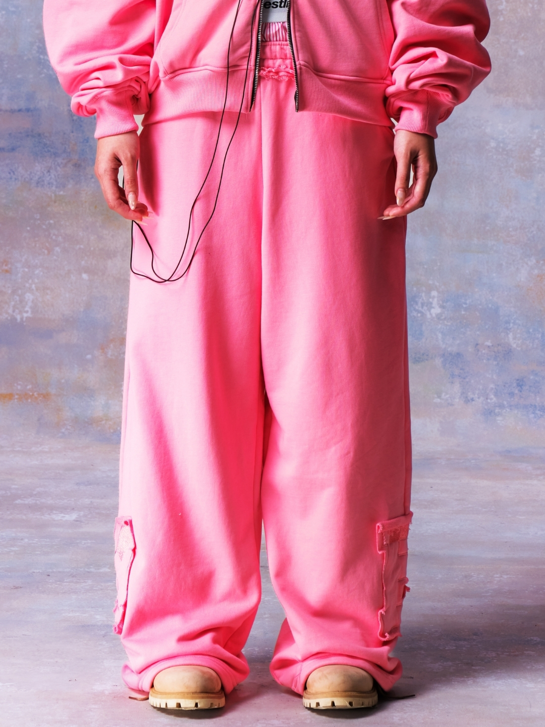 [PREMIUM] MMESTLINE "SKYLIGHT" SWEATPANTS / PINK PASTEL