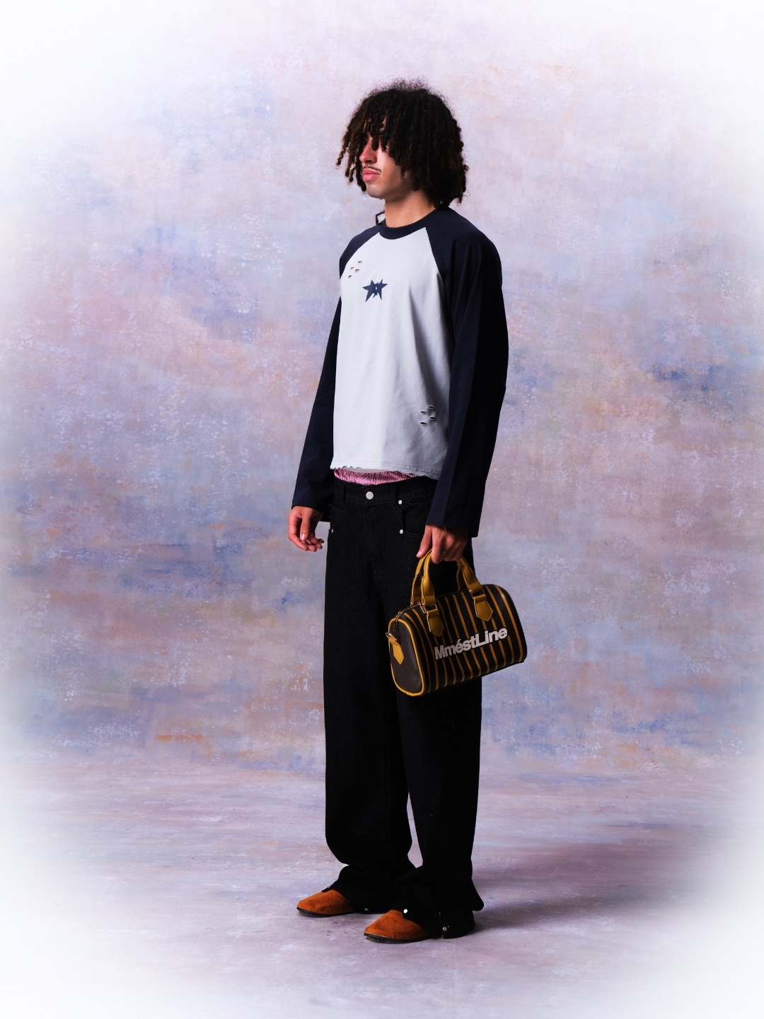 [PREMIUM] MMESTLINE "STARLIGHT" RAGLAN LONGSLEEVE / NAVY