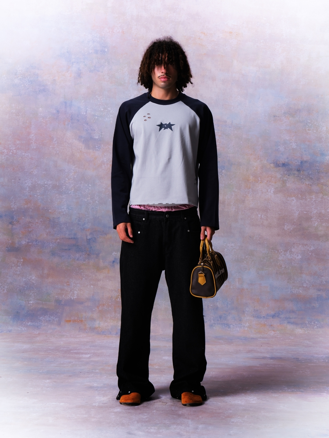 [PREMIUM] MMESTLINE "STARLIGHT" RAGLAN LONGSLEEVE / NAVY