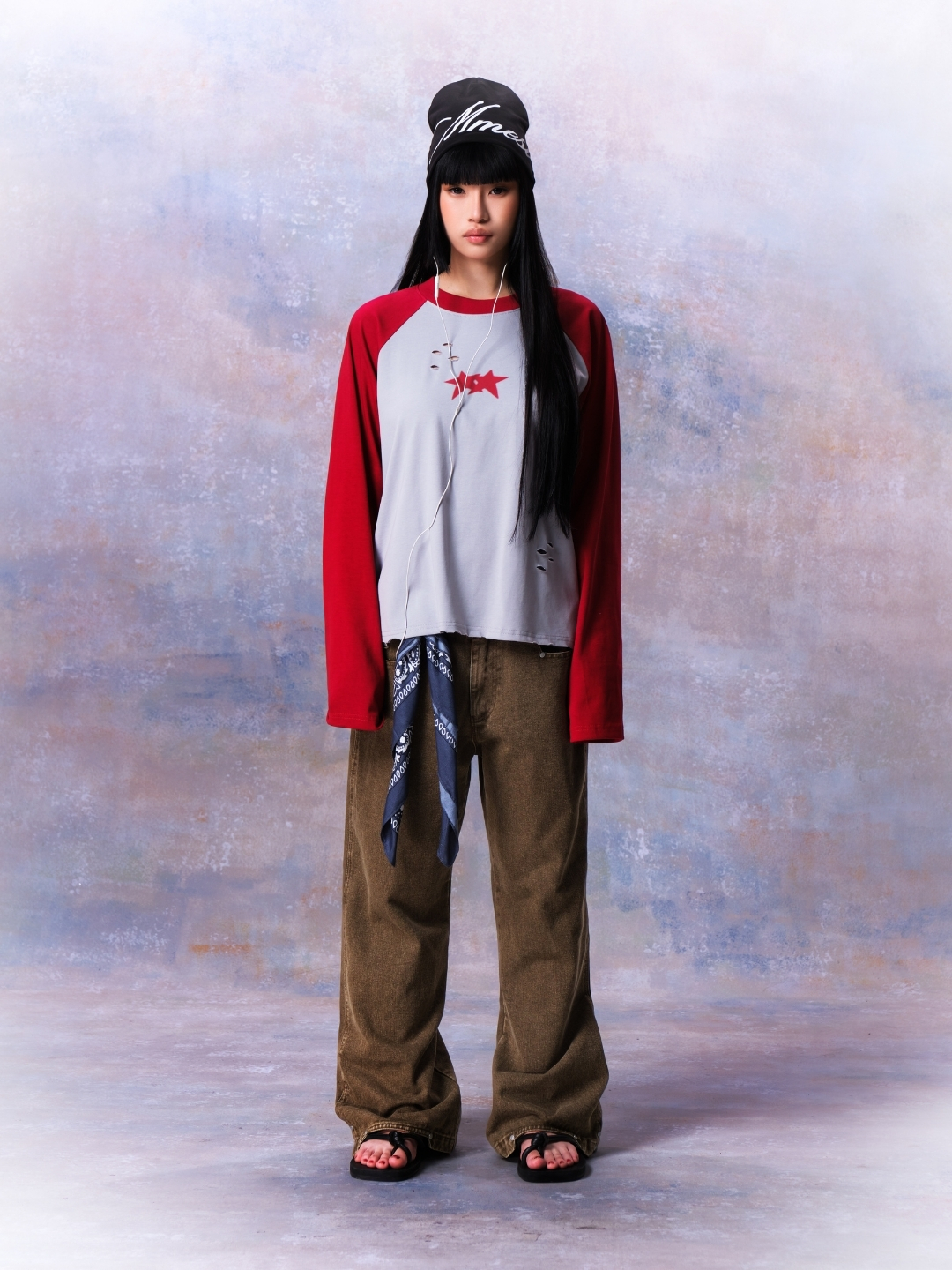 [PREMIUM] MMESTLINE "STARLIGHT" RAGLAN LONGSLEEVE / RED