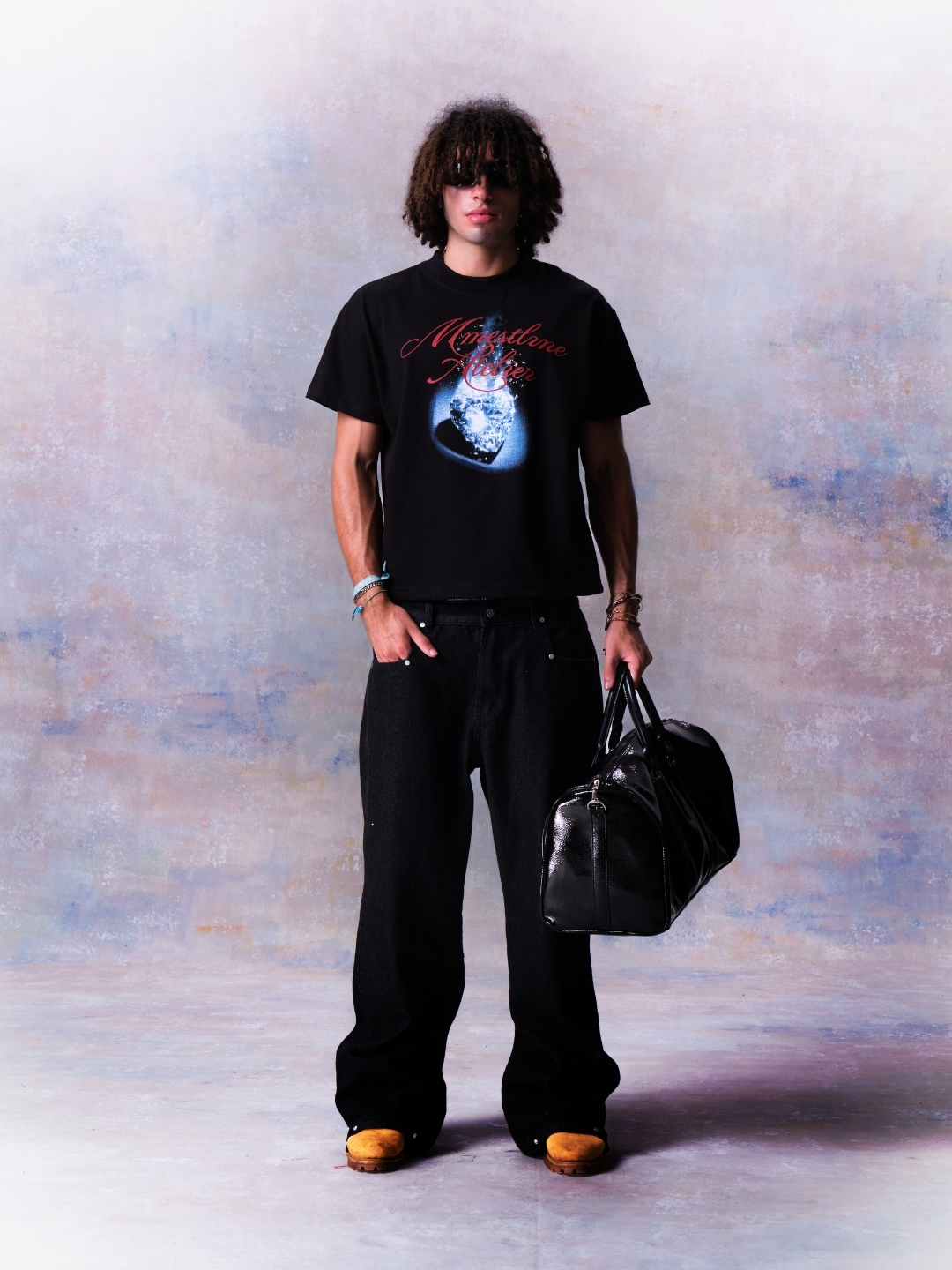 MMESTLINE "DIAMONDS" BOXY TEE