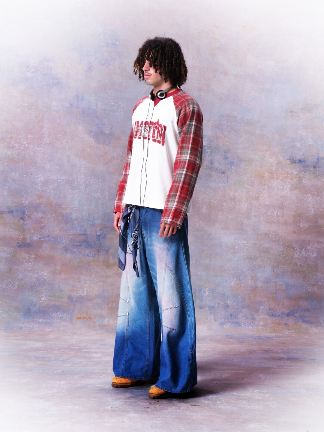 MMESTLINE "DUNE" RAGLAN LONGSLEEVE / RED