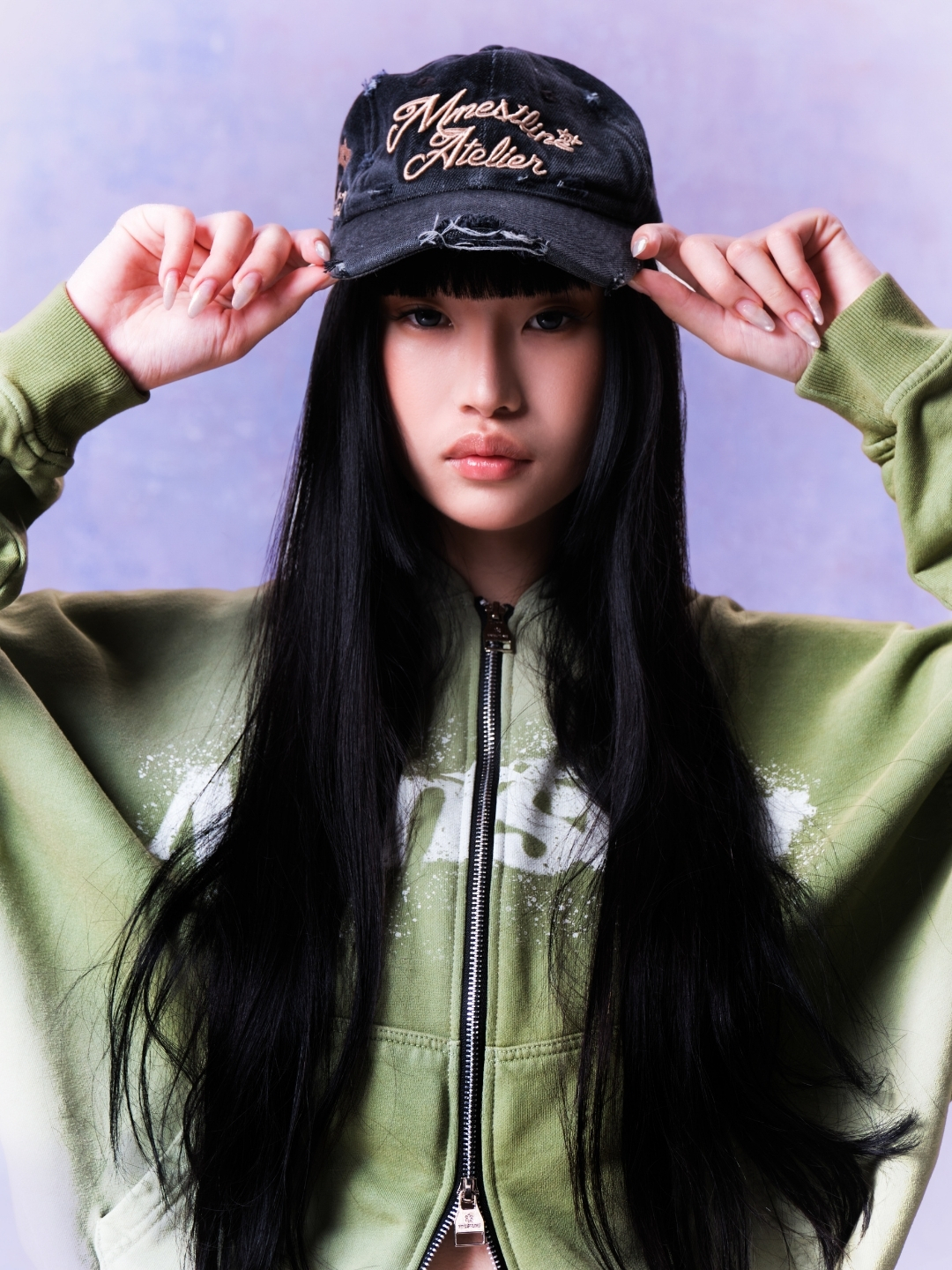 MMESTLINE "SIGNATURE" DISTRESSED CAP
