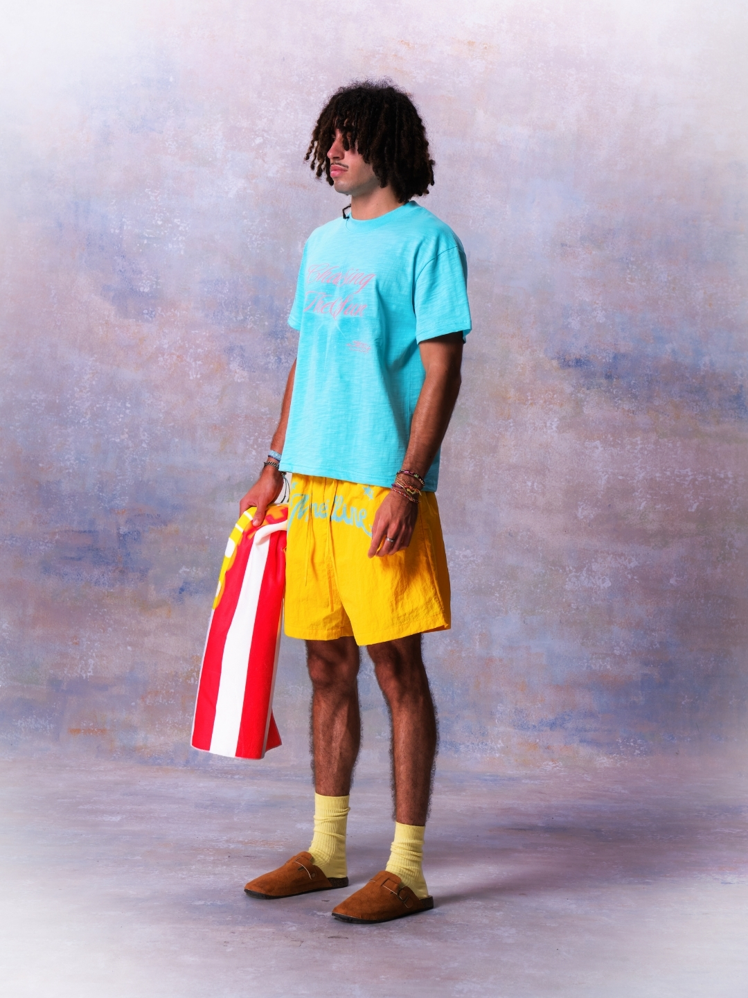 MMESTLINE "SOLAR" REGULAR TEE / TIFFANY