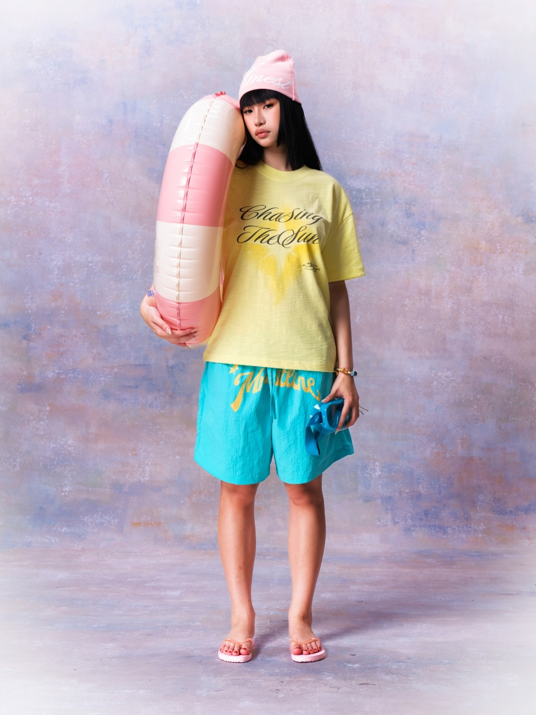MMESTLINE "SOLAR" REGULAR TEE / YELLOW