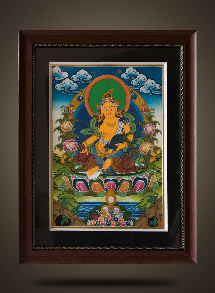 TRANH MANDALA THẦN TÀI 30*40