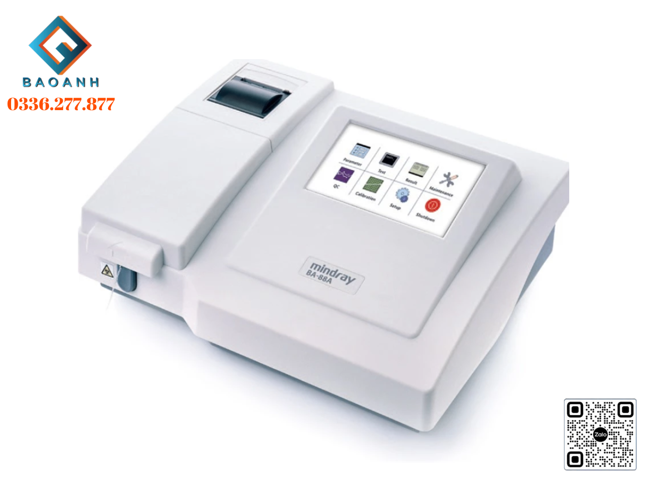 MÁY XÉT NGHIỆM SINH HÓA BÁN TỰ ĐỘNG MINDRAY BA-88A