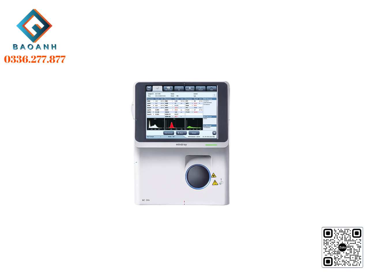 MÁY XÉT NGHIỆM HUYẾT HỌC 21 THÔNG SỐ TỰ ĐỘNG Model: BC-30s