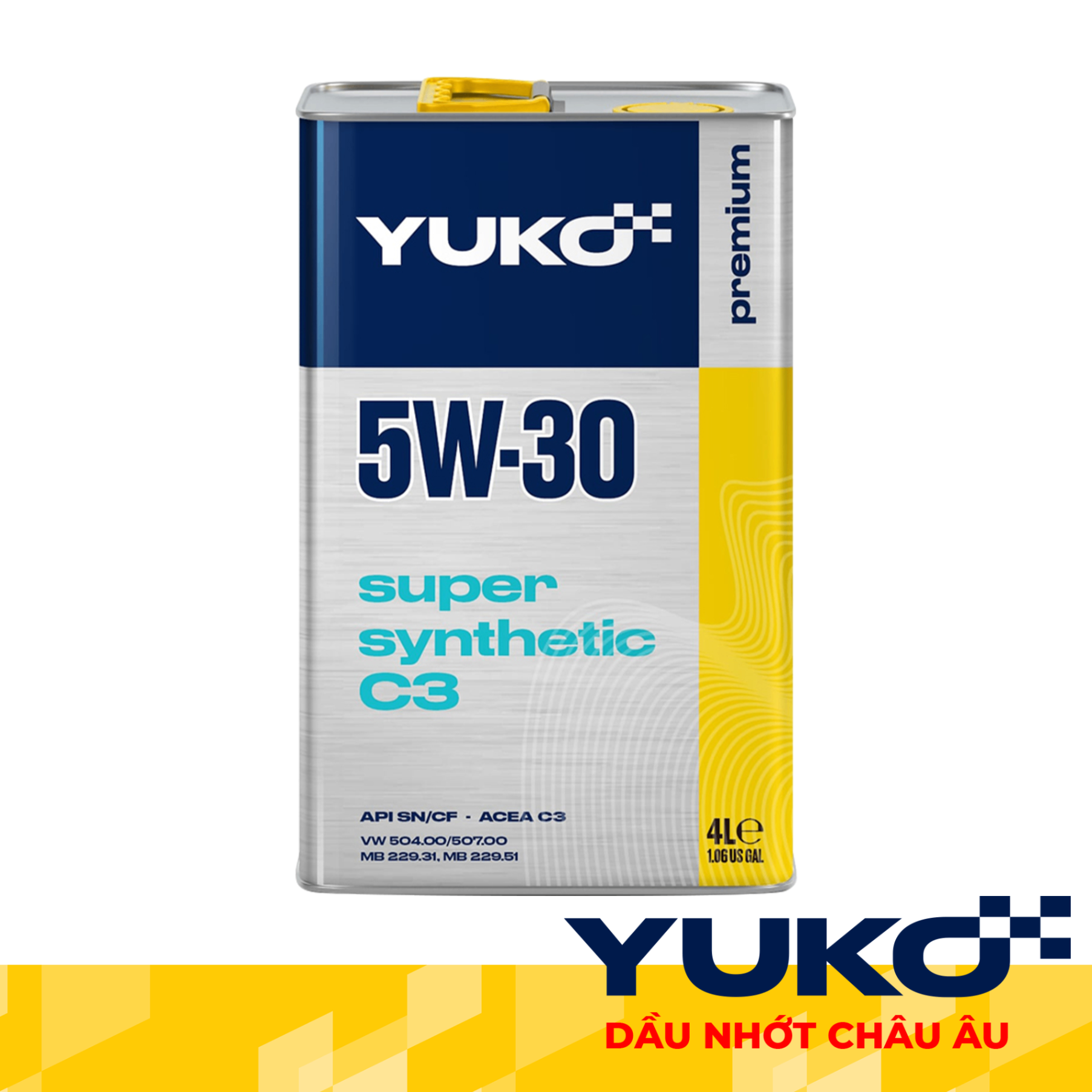 YUKO SUPER SYNTHETIC C3 5W30 SN 4L