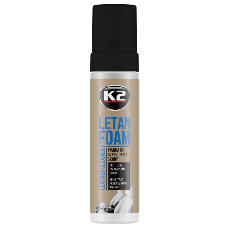 K2 Letan Foam 200mL - Chai vệ sinh da oto dạng xịt foam - K80