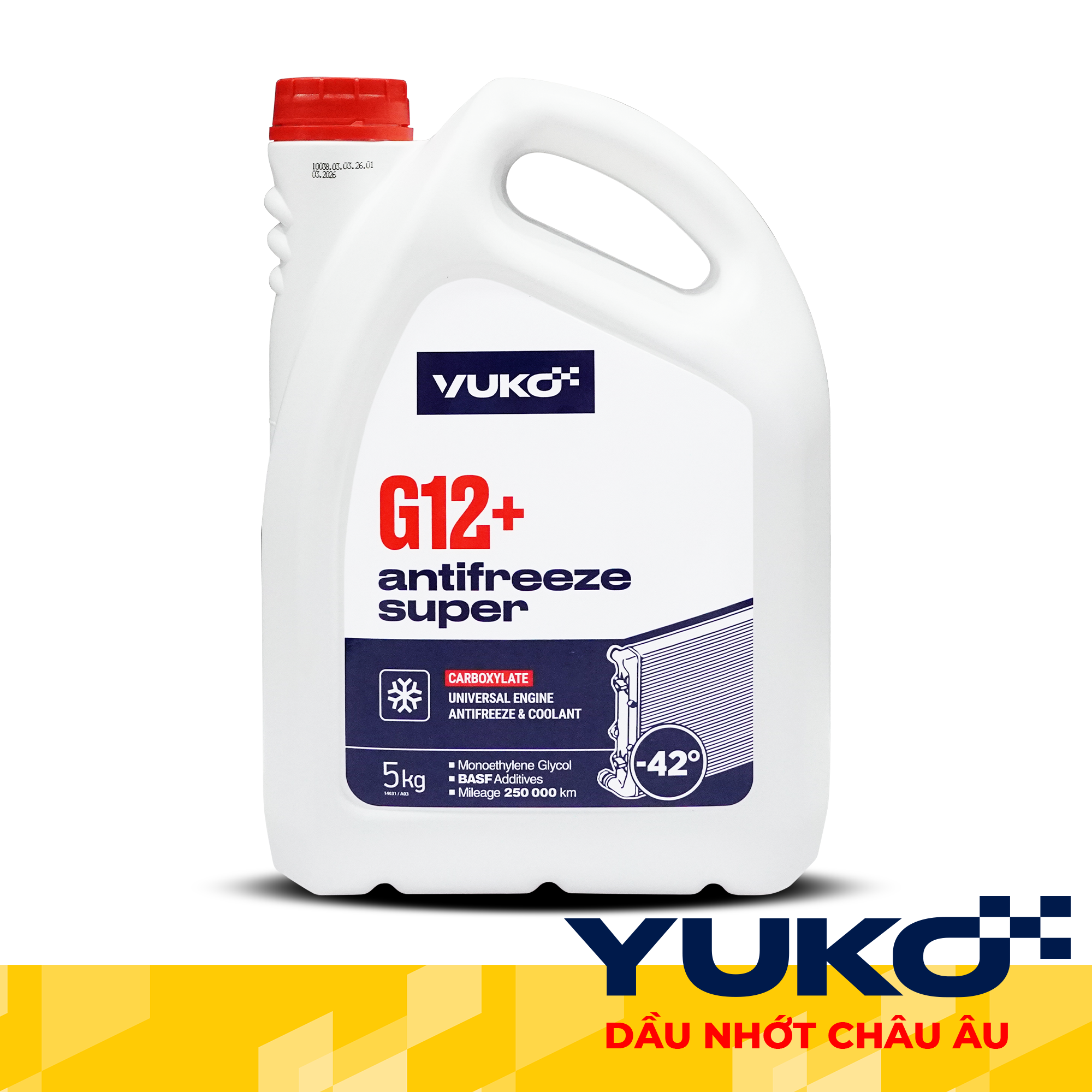 VUKO ANTIFREEZE SUPER G12+ (RED) 5KG