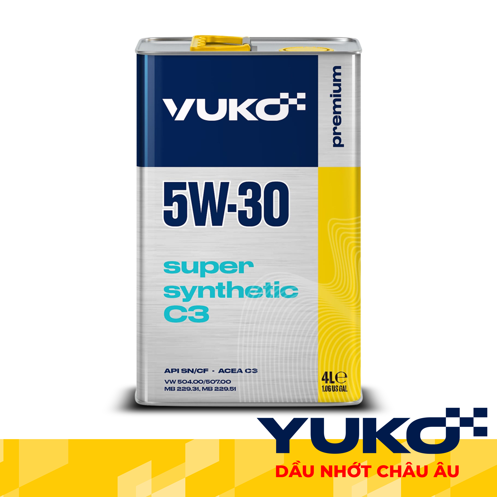 YUKO SUPER SYNTHETIC C3 5W30 SN 4L
