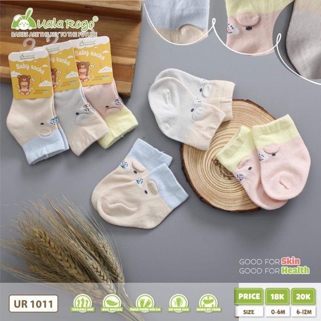 Uala rogo Tất baby socks uala (0-6-12M) 1