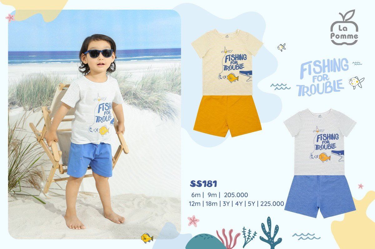Lapome - Bộ cộc Fishing SS181