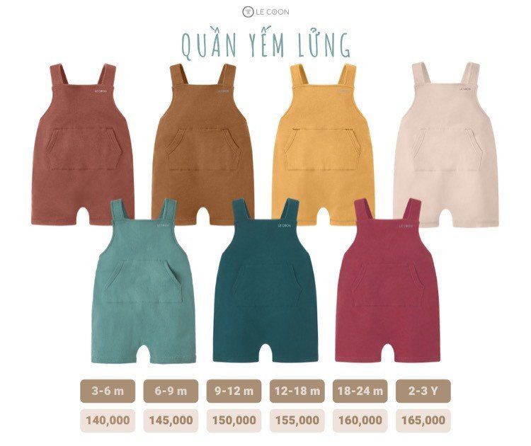 Le coon - Quần yếm lửng LC0551