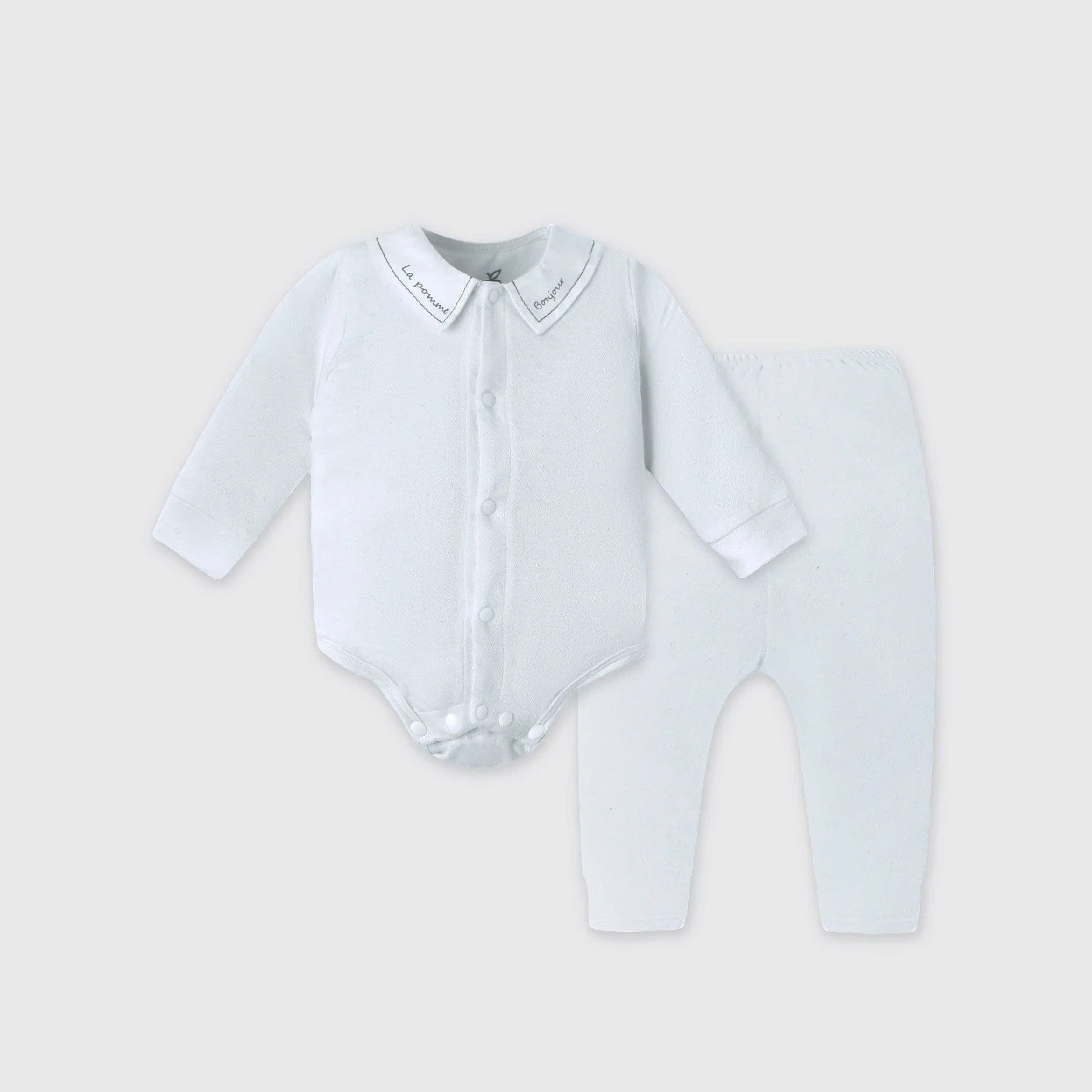 La Pomme Sale - Sét Body chip dài tay mềm mại LP28117