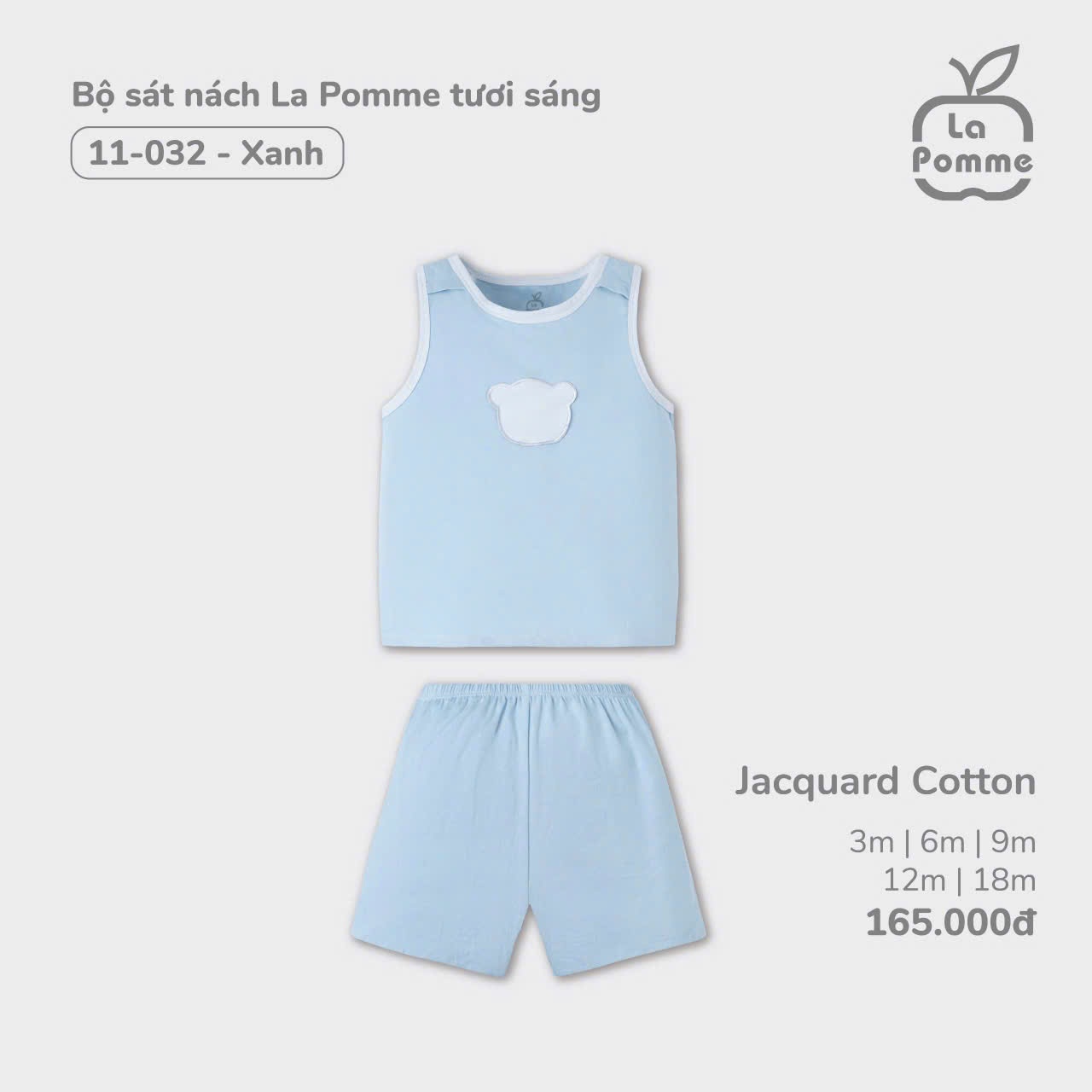 La Pomme Sale - Bộ sát nách Tươi sáng LP11032