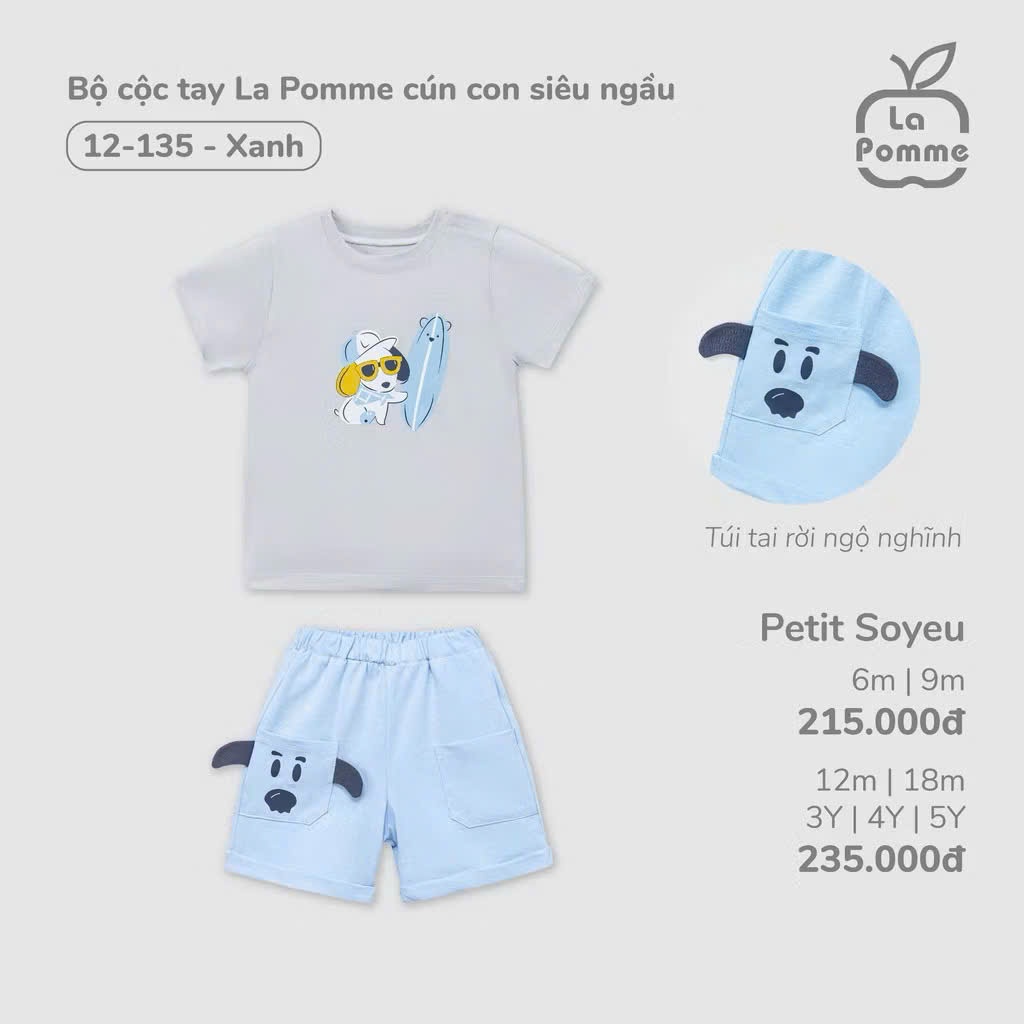 La Pomme Sale - Bộc cộc tay cún con siêu ngầu LP12135