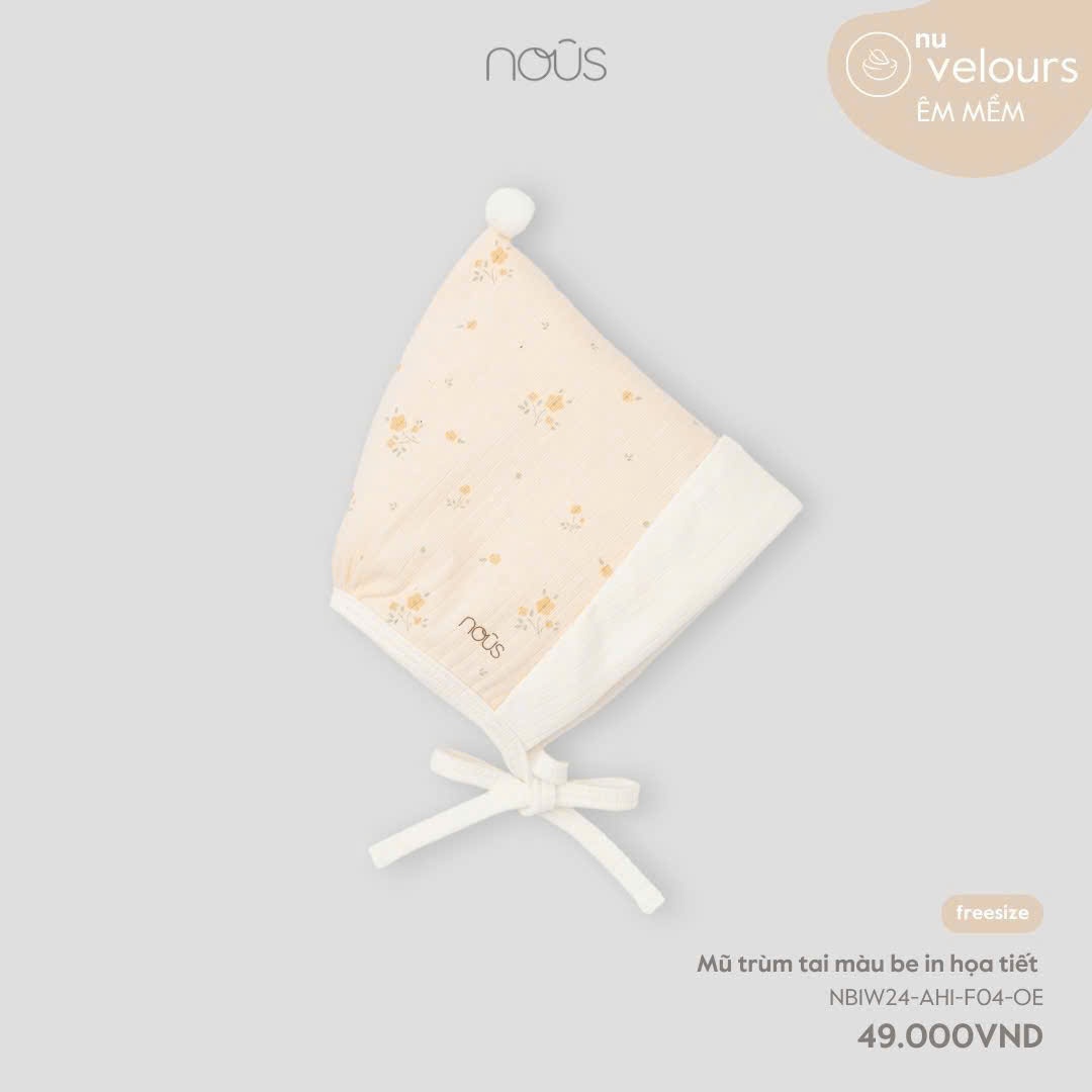 Nous Party - Mũ sơ sinh NB1W24-AH1-F04-OE