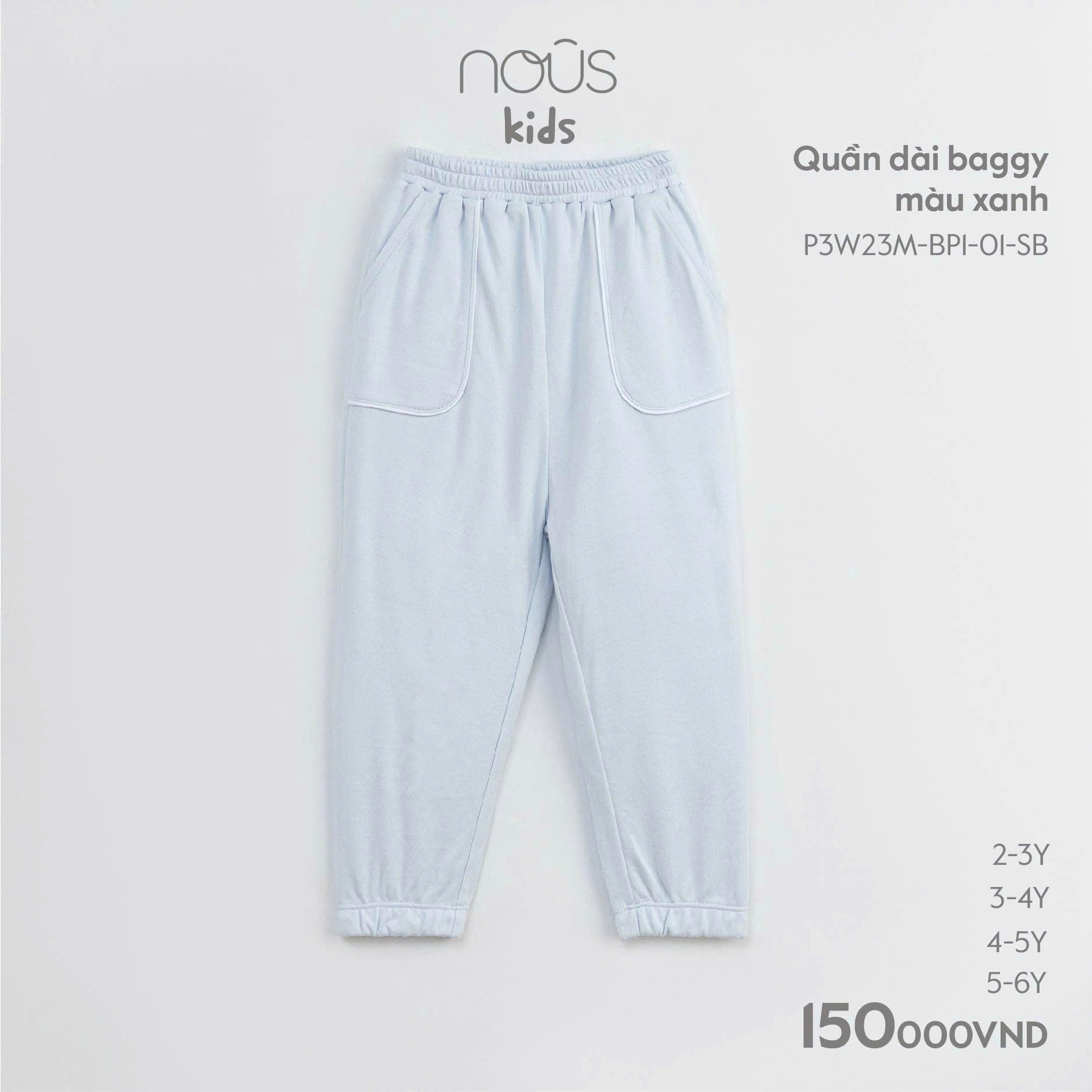 Nous Party - Quần dài P3W23M-BP1-01-SB