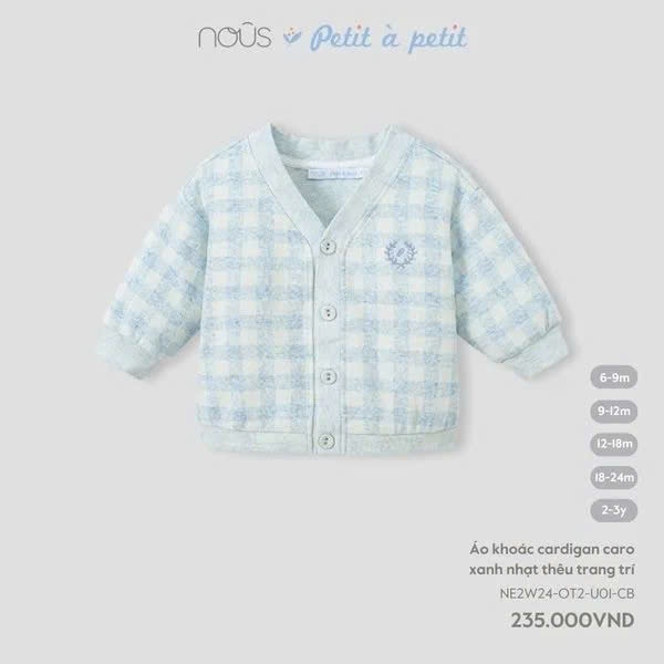 Nous Party - Áo khoác Cardigan thêu trang trí NE2W24-OT2-U01-CB