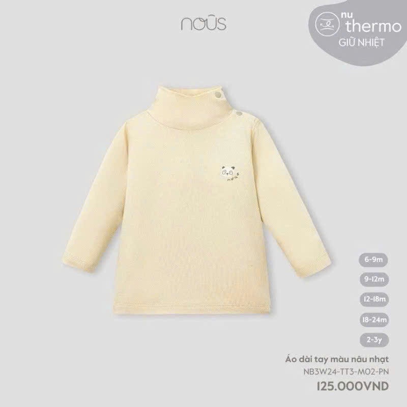 Nous Party - Áo dài tay NB3W24-TT3-M02-PN