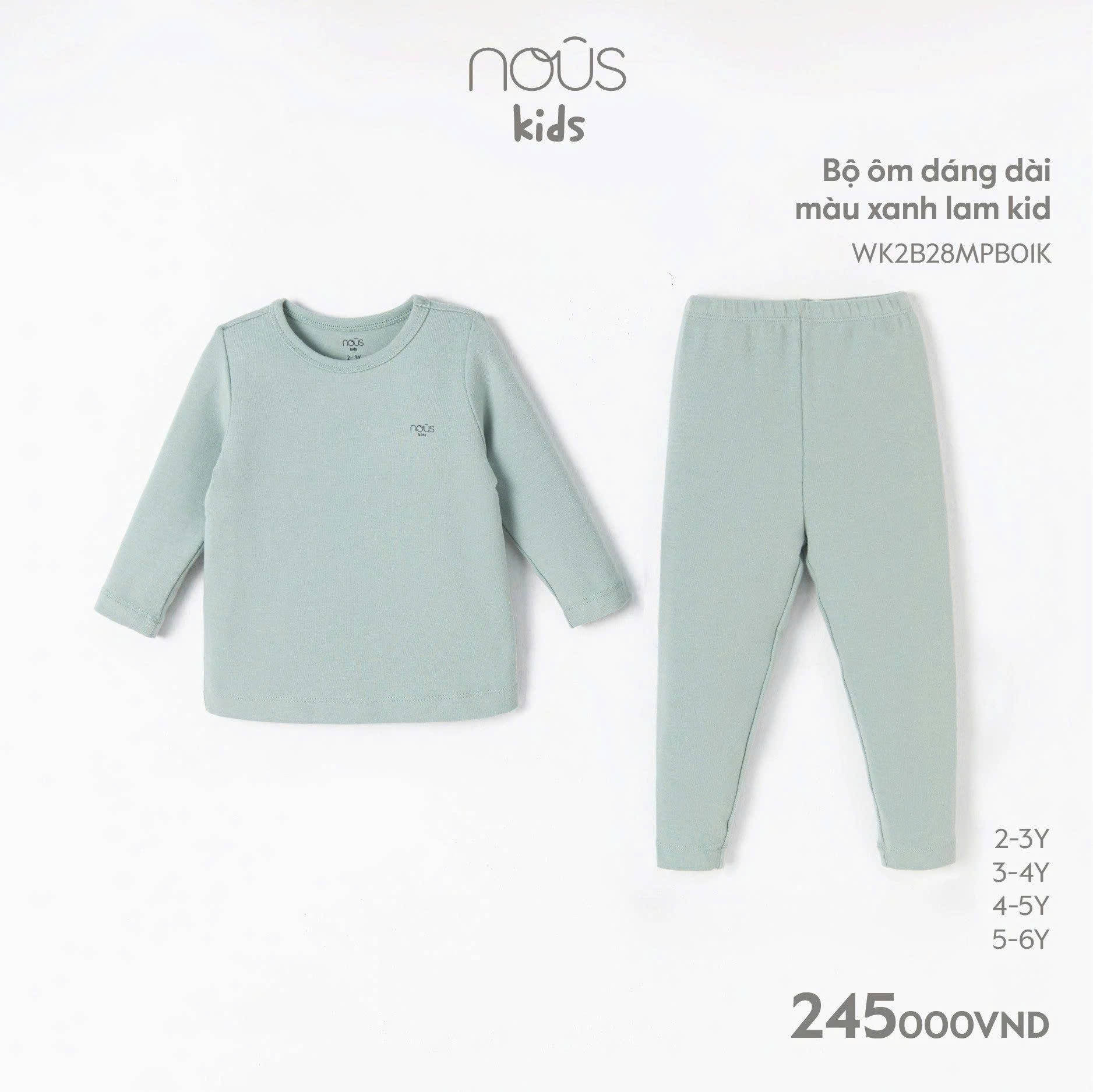 Nous Party - Bộ quần áo dáng dài Kid WK2B28MPB01K