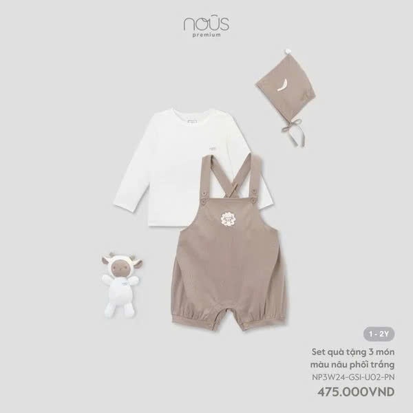 Nous - Set quà tặng 3 món phối màu NP3W24-GS1-U02-PN