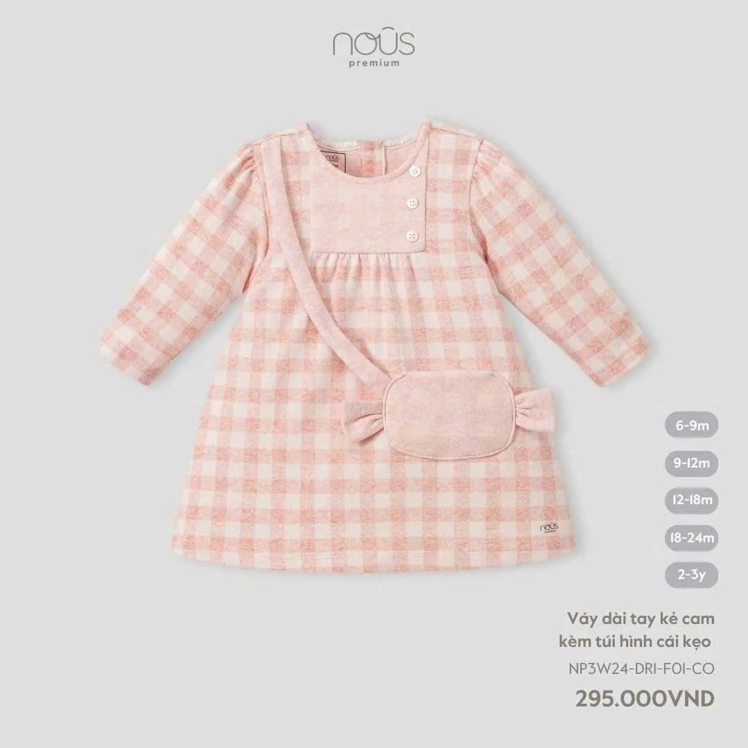 Nous Party - Váy liền dài tay NE3W24-DR1-F03-CY