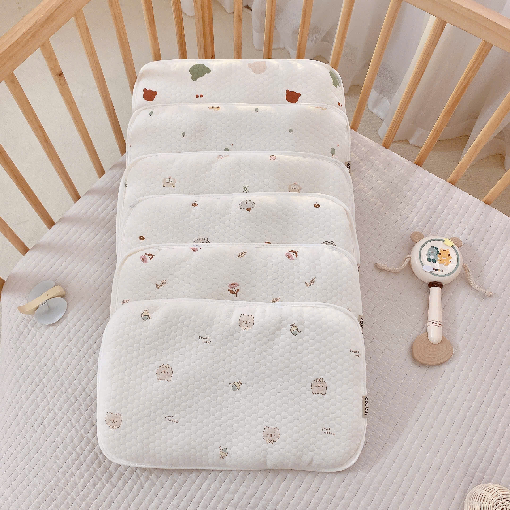 NEG - Gối airmesh mặt lụa cotton Joonee JN023