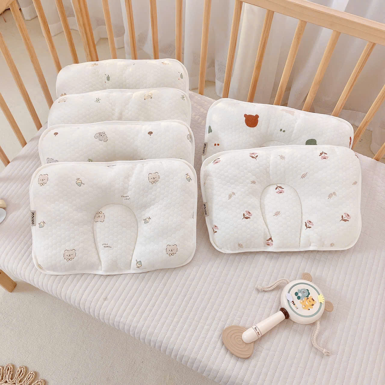 NEG - Gối lõm vải lụa cotton Joonee JN024