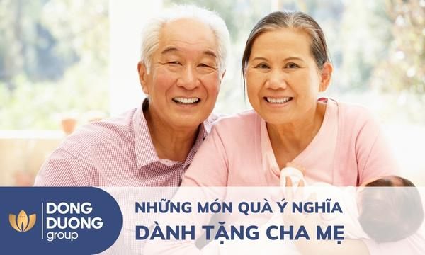 Những món quà ý nghĩa dành tặng cha mẹ