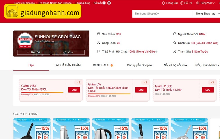 Bật Mí Cách Tối Ưu Gian Hàng Online Cho Chủ Shop Đồ Gia Dụng
