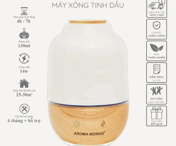 Máy xông tinh dầu phòng ngủ Aroma