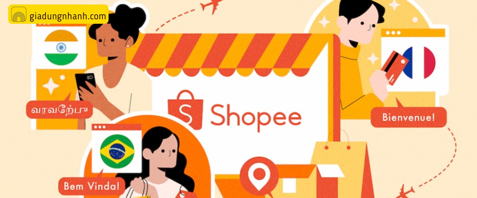 Sàn thương mại điện tử Shopee đang chiếm ưu thế trên thị trường