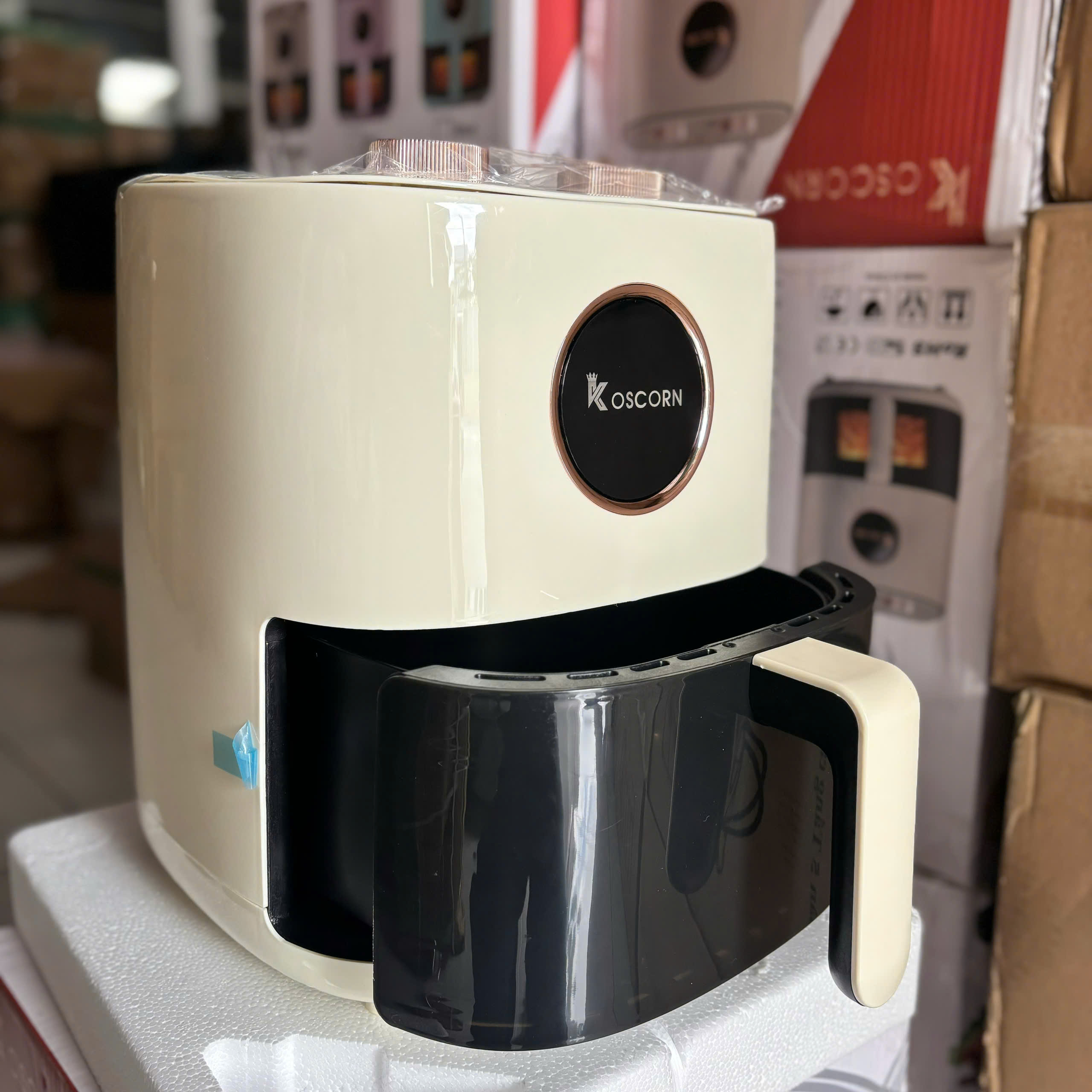 [1] Nồi Chiên Không Dầu KOSCORN 15L - Lồng Vuông