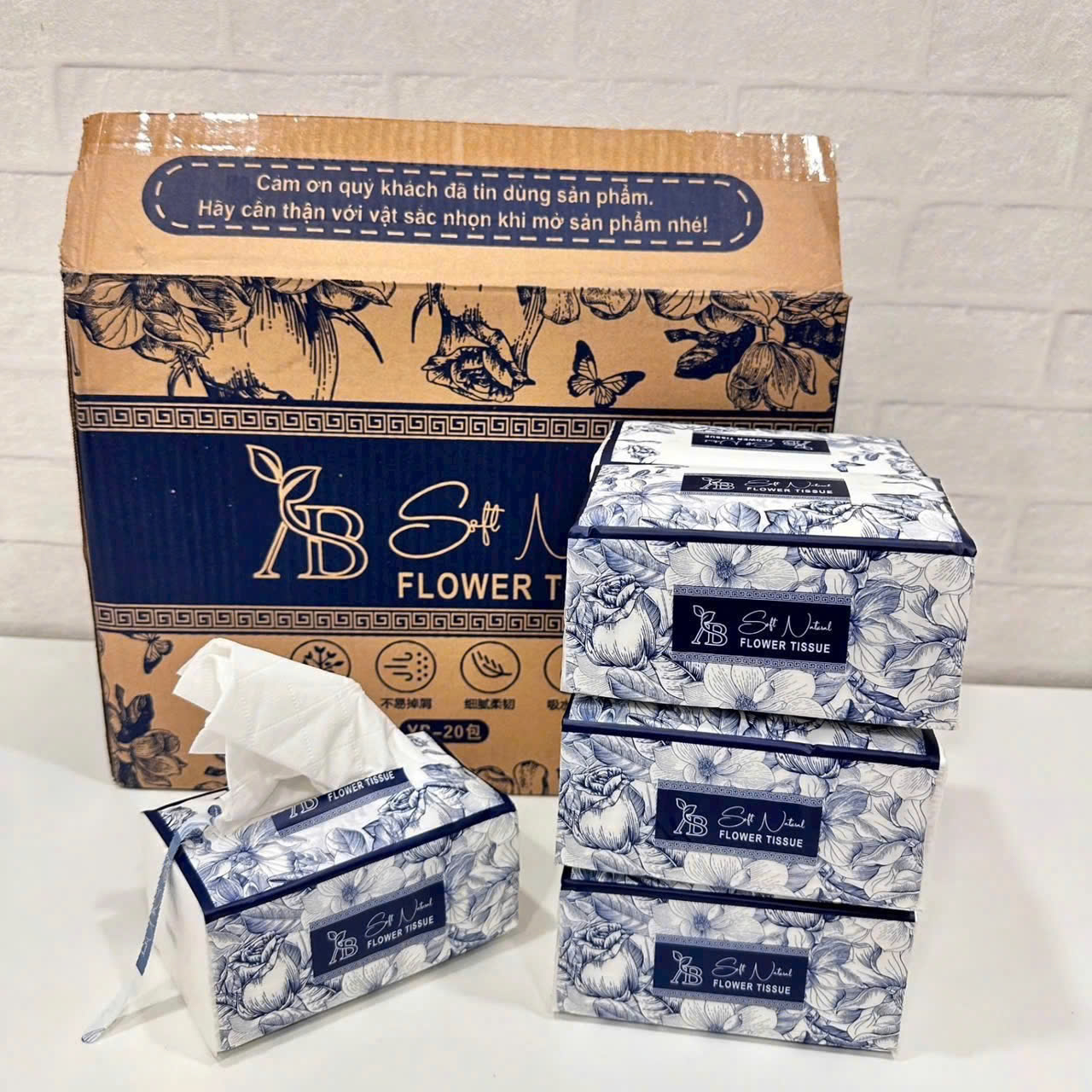 [1] Thùng 20 Gói Khăn Giấy Nội Địa Trung AB