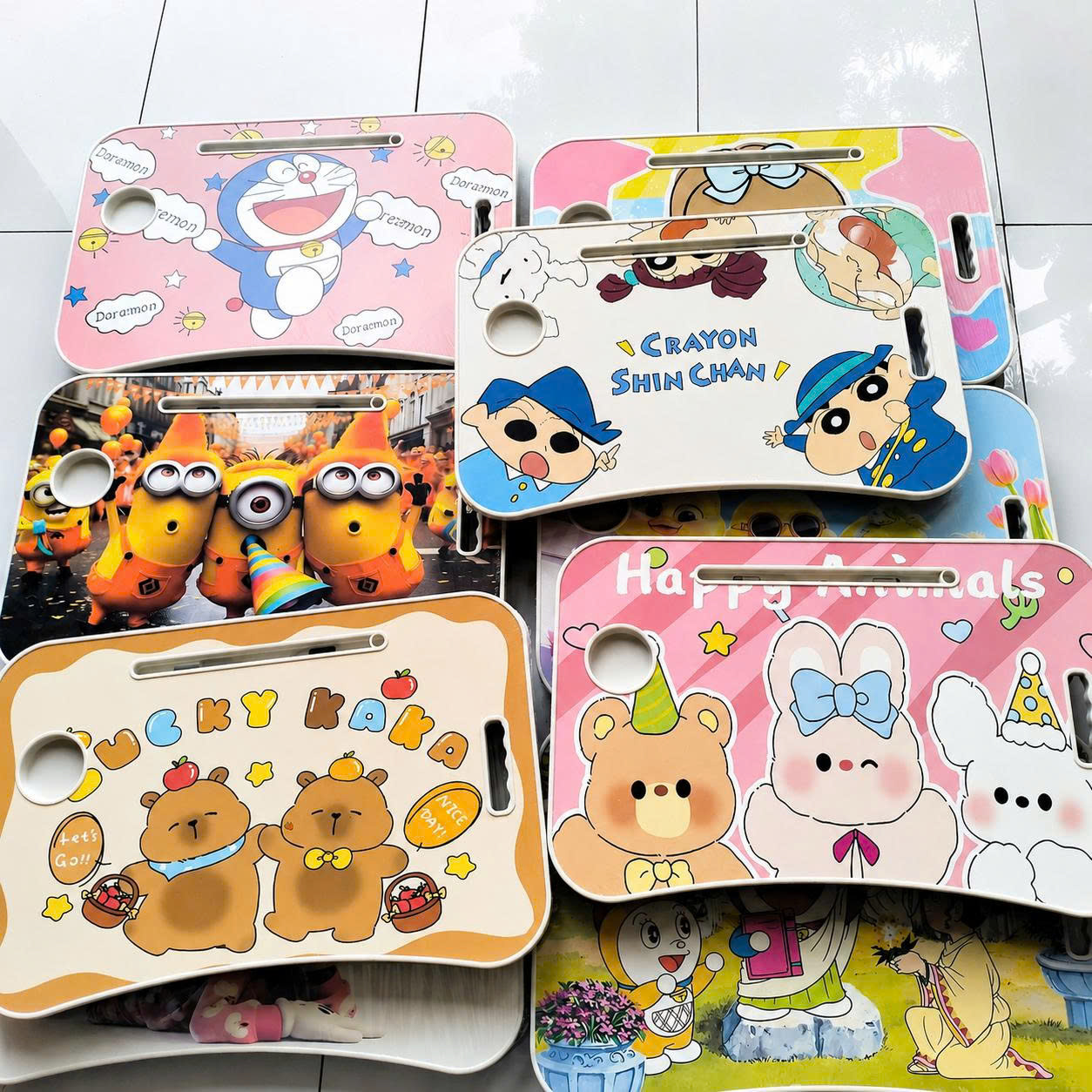 [10] Bàn Học Chân Gập 3D PLUS Có Tay Cầm (V)