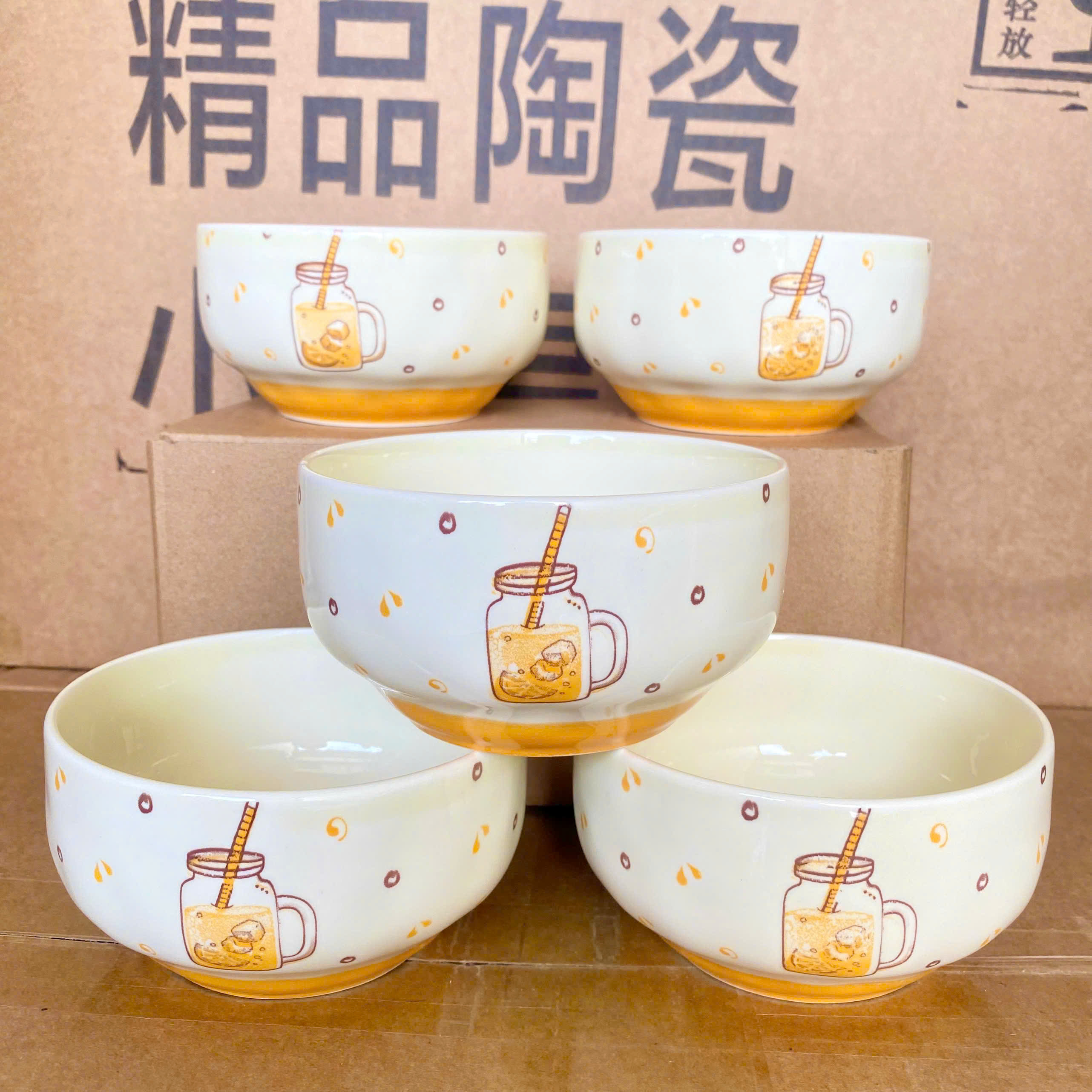 [100] Chén Sứ Trái Cây 3D 4.7inch SY18