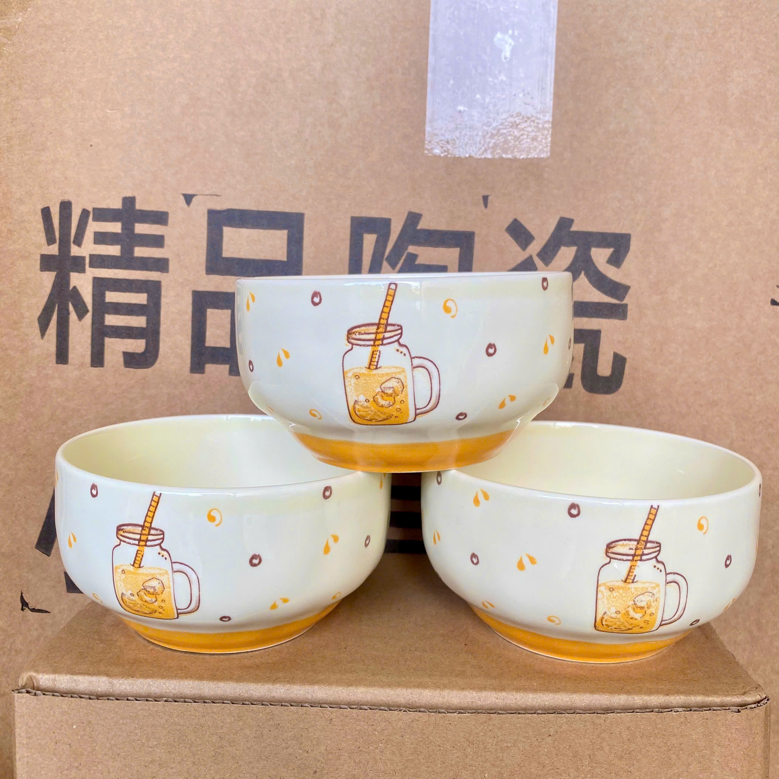 [100] Chén Sứ Trái Cây 3D 4.7inch SY18