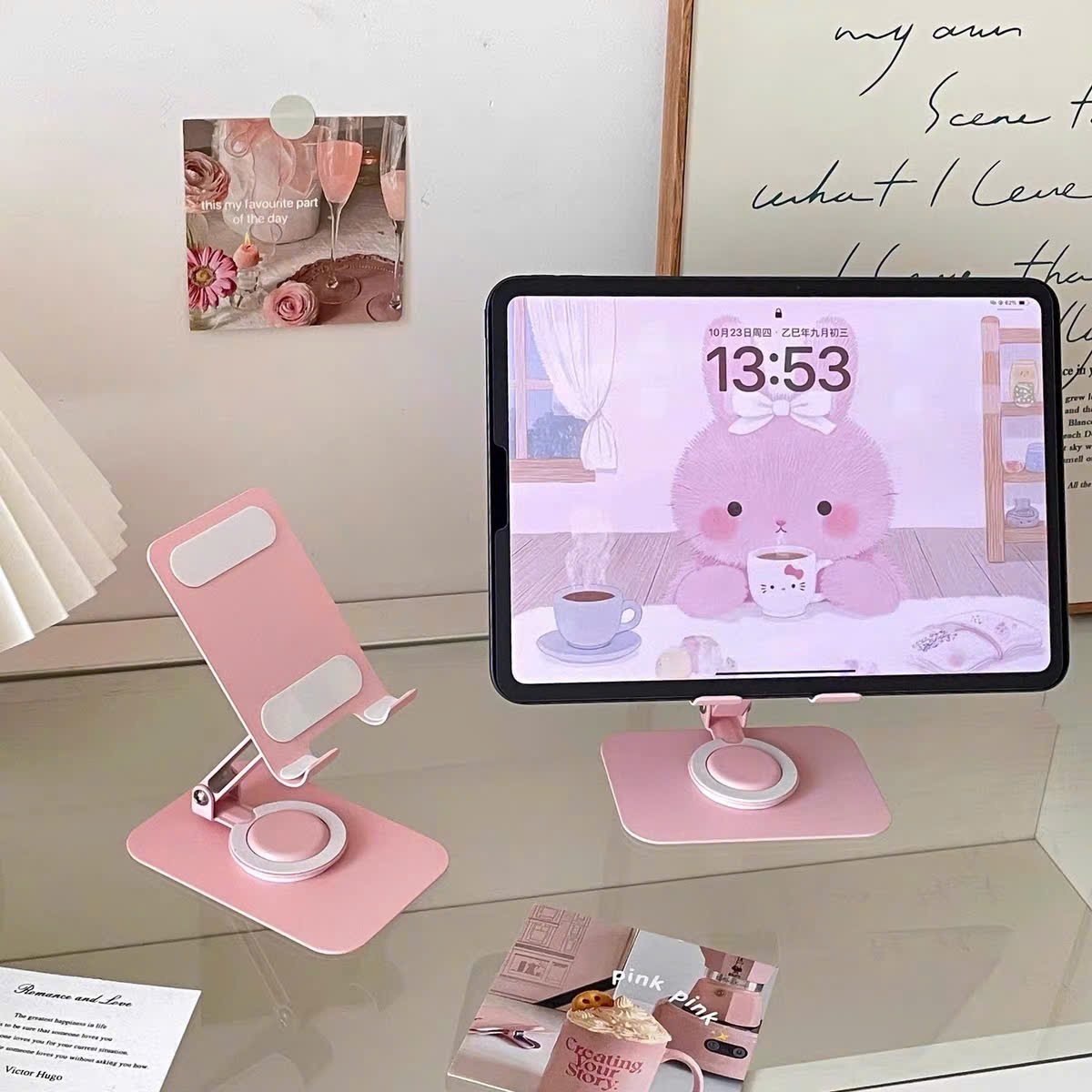[100] Gía Đỡ Điện Thoại Kim Loại Xoay 360 PASTEL
